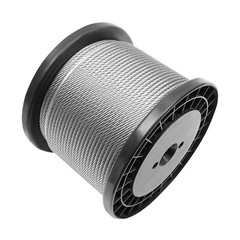 1/4″ 7*19 Stainless Steel Cable – 200FT T304 Wire Rope 22kn Breaking Force SALE!