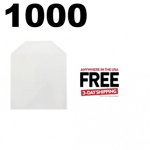 1000 CPP Clear Plastic Sleeve with Flap – Fits Blu-ray Case Artwork Only 2-3 DAY
