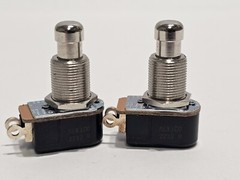 ELECTRIC GUITAR STOMP FOOR PEDAL SWITCH CARLING TOUCH PUSH BOTTON 250VA 2PCS