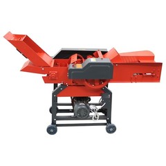 4-Blade Grass Straw Cutting&Silk Kneading Integrated Machine Conveyor Inlet 220V