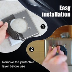 2 Gang Receptacle Wall Plate Single Hole W/ 4 Screws for 14-50R Hubbell HBL9450A