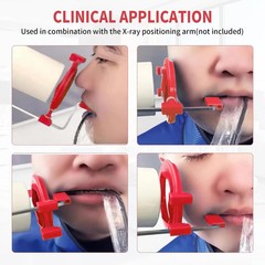 10PCS Dental X-Ray Aiming Ring Kit for Bitewing Imaging, Red, Fully Autoclavable
