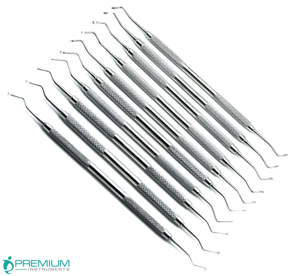 10 Pcs Professional Dental Restorative Standard Excavator Premium Instruments