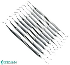 10 Pcs Professional Dental Restorative Standard Excavator Premium Instruments