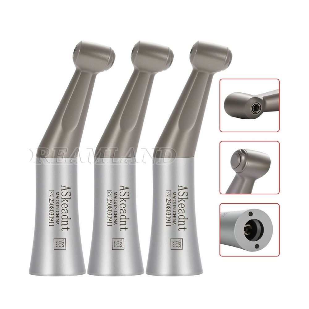 3x dental Low Speed Contra Angle Handpiece FX205 Push Button Chuck 2.35mm Bur u