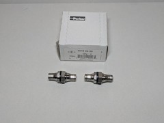 Parker Legris 3816 04 00 SS Bulkhead Union 4MM X 4MM 5/32 X 5/32 Lot of 2