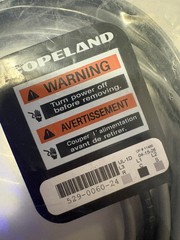 New Copeland 529-0060-24 Compressor Power Cable Wiring Harness Molded Plug 10 GA