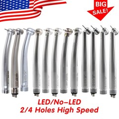 Dental Fiber Optic /E-generator LED /High Speed No-LED Handpiece 2/4/6Hole Quick