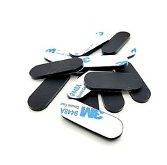 1 1/2″ x 1/2″ Oval Rubber Feet 1/8″ Thick 3M Adhesive Stick on Pads Electronics