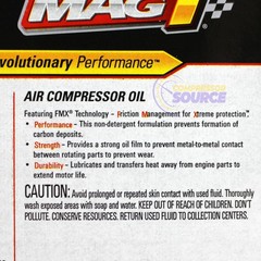 1 Gallon Gal ISO-100 Non Detergent Air Compressor Oil Lube Jug Lubricant SAE 30W