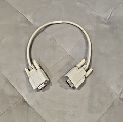 16 inch Null Modem Cable DB9 RS-232 Male/Male 8 Conductor – Campbell Scientific