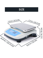 U.S. Solid Analytical Balance 5000gx 0.01g 10mg Precision Scale RS232 USB Port