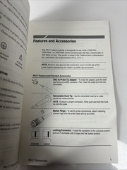 TEKTRONIX P6117 200Mhz 10x Passive Prob 070-9279-00 Instruction Guide Manual