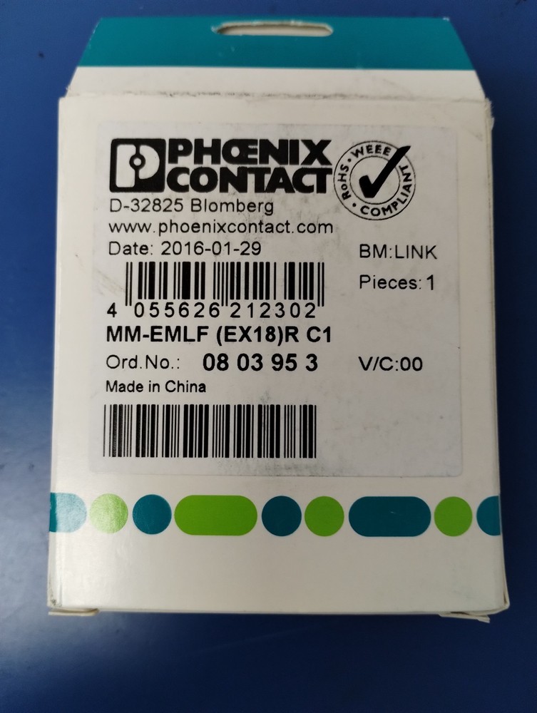 PHOENIX CONTACT MM-EMLF (EX18) R C1 GN/WH Highly flexible label – continuous