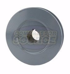 Cast Iron 4″ Single Groove Pulley V Style B Belt 5L for 7/8 Inch Keyed Shaft