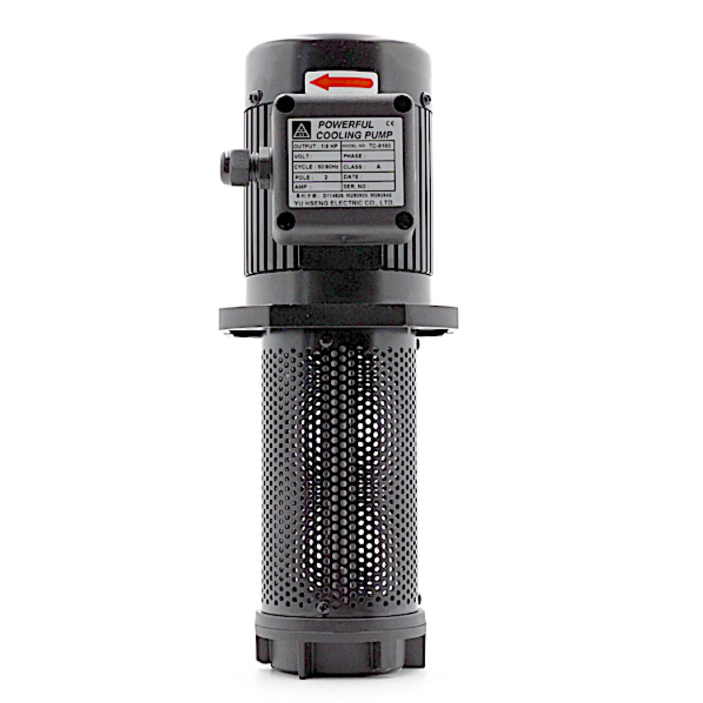 1/8HP Coolant Pump 180mm 7″ 1PH 120/240V, PT(BSPT) 3/8″, Lathe Band Saw Cooling