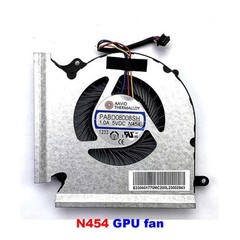 1 Pair CPU + GPU Fan PABD08008SH N453 N454 5VDC 1.0A Fit for MSI GE66 GP66 GL66
