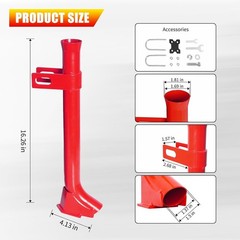 ATV UTV Pipe Layer Attachment for 3-Point Ripper Hitch Lawn Trencher Subsoiler