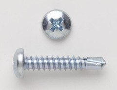 Pan Head Phillips #6-20 x 1/2 Self-Drilling Screws Tek Zinc (20,000)