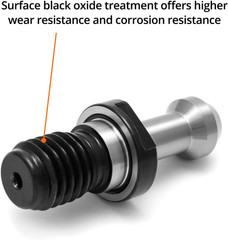 10Pcs CAT40 45°Pull Stud Retention Knob for HAAS CAT 40 CNC Tool Holder Replace#