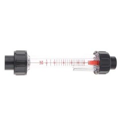 Grey+ Clear Pipeline Water Rotameter Flow Meter Flowmeter 10-100L/H for