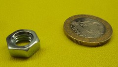 Zinc Plate Steel Grade 2 Hex Nut, RH 5/16″-18 x 3/16″ Height x 1/2″ W 300 Pcs
