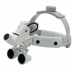 DY-106 3.5X Surgical Loupes Headband & 5W ENT Headlight Headlamp White USA