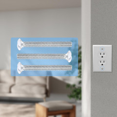 40 Pcs Wall Plate Screws, White Outlet Screws 1.2 Inch Long Outlet Screw 6-32 Th