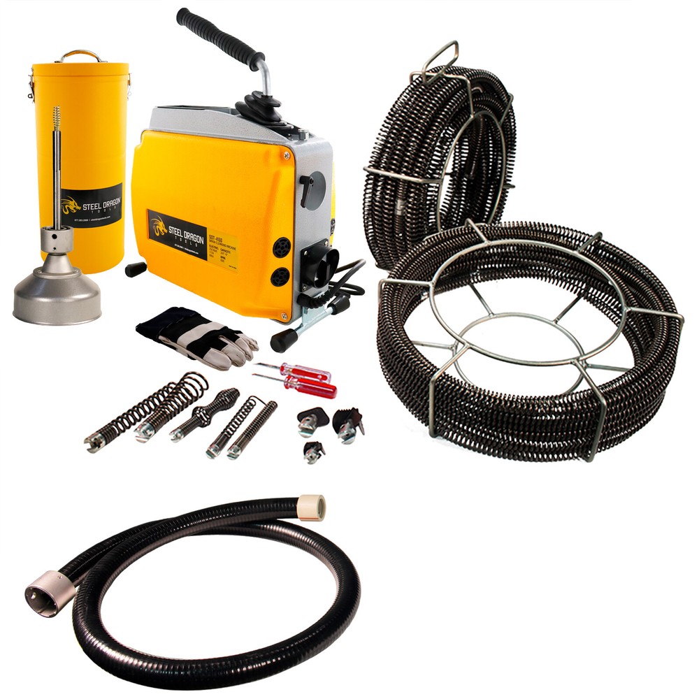 Steel Dragon Tools® K60 Sectional Drain Cleaning Machine fits RIDGID® C8 Cable