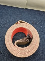 (QTY 10) VSM 284590: 3″ x 13″ Ceramic Abrasive Belt 120 Grit, XK870X Series