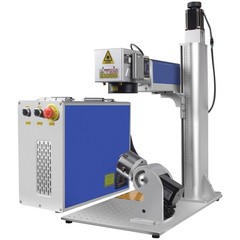 100W Auto Focus JPT M7 Mopa Fiber Laser Marking Machine Engraver Maker Ezcad2 US