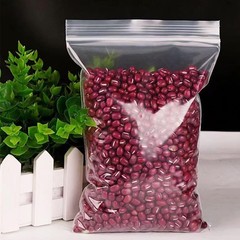 100 Pack Clear Reclosable Poly Storage Bags 5×7 Inch Plastic Candy Cookie