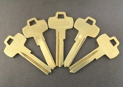 Lots of 2/5/10 Nickel Silver Key Blanks 1A1WD1 A1114WD Type for Best WD Keyway