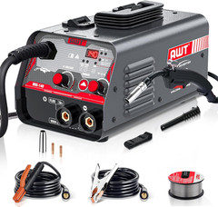 MIG Welder 140Amp, Flux Core MIG Welder/Stick 2 in 1 Welding Machine, Welder Mac