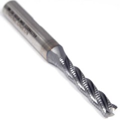 WIDIA HANITA Cobalt Corner Chamfer Roughing End Mill 1/4″ 4FL TiCN 0.010″ Cha…