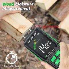 RDINSCOS Rechargeable Moisture Meter for Wood, Walls & Hardwood