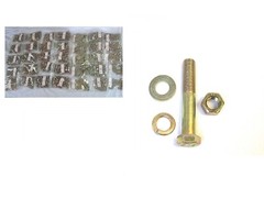 1/2-13 X 1, 1-1/2, 2, 2-1/2, 3, 3-1/2 & 4 Grade 8 Nut, Bolt & Washer Add On Kit