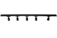 Showcase 5 LED Mini Spotlight with track + UL Power Supply for tradeshow display