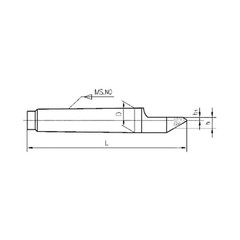 MT2 STEEL HALF-NOTCHED DEAD CENTER (3900-6052)