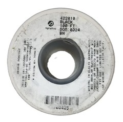 500′ Alpha 422010 Black 20AWG Stranded Hook Up Wire PVC UL AWM 1061 300V NEW