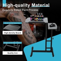 CNCEST Tattoo Workstation, Large Countertops Tattoo Mobile Workstation Stand,…