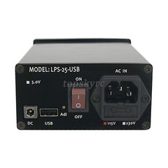 LPS-25-USB 25VA Linear Power Supply Low Noise USB 5V DC5.5/2.1 Dual Output tps