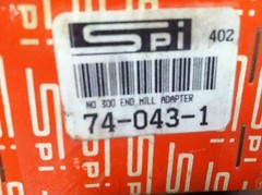 SPI 5/16" Quick Change System 300 Taper Shank End Mill Adapter 74-043-1