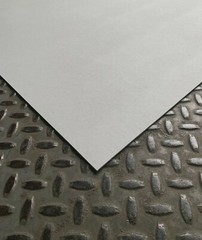 .093″ Gray Haircell PVC-Acrylic 36″ x 48″ One Side Textured Sheet