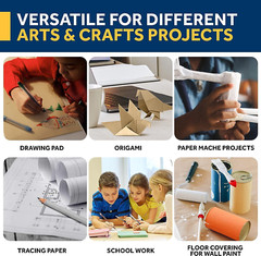 Brown Kraft Packing Paper – 2 Pack of 18″ X 1,200″ Rolls – Kraft Paper Roll