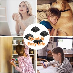 Rubber Feet for Electronics-Adhesive Black, Bumpers