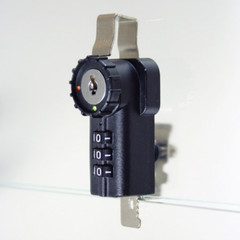Combi-Ratchet FJM 7861H 3-Dial Hinged Combination Ratchet Lock w/ Key