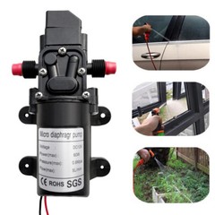 DC12V 100PSI 5L/Min 60W Electric Diaphragm Water Pump Self Priming High Pressure