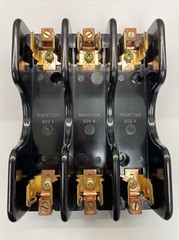 Marathon 4100035 Motor Starter Fuse block holder 3 Pole 600V 35-60 Amp 35A 60A