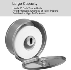 Commercial Toilet Paper Dispenser and Paper Towel Dispenser Bundle